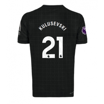Billige Fotballdrakt Tottenham Hotspur Dejan Kulusevski #21 Replika Bortedrakt 2025-26 Kortermet